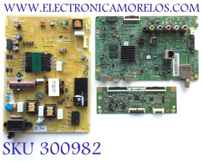 KIT DE TARJETAS PARA TV SAMSUNG / MAIN BN94-12408V / BN41-02308B / BN9412408V / 12408V / BN9409536L / BN94-09536L / FUENTE BN44-00852A / L48MSF_FDY / T-CON 44-9771289A / 47-6021139 / PANEL CY-JJ043BGAV1H / MODELO UN43J5202AFXZA BZ01